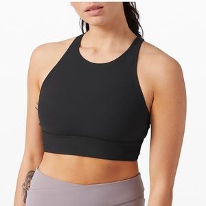 Lululemon Energy Bra Ribbed High Neck size 6